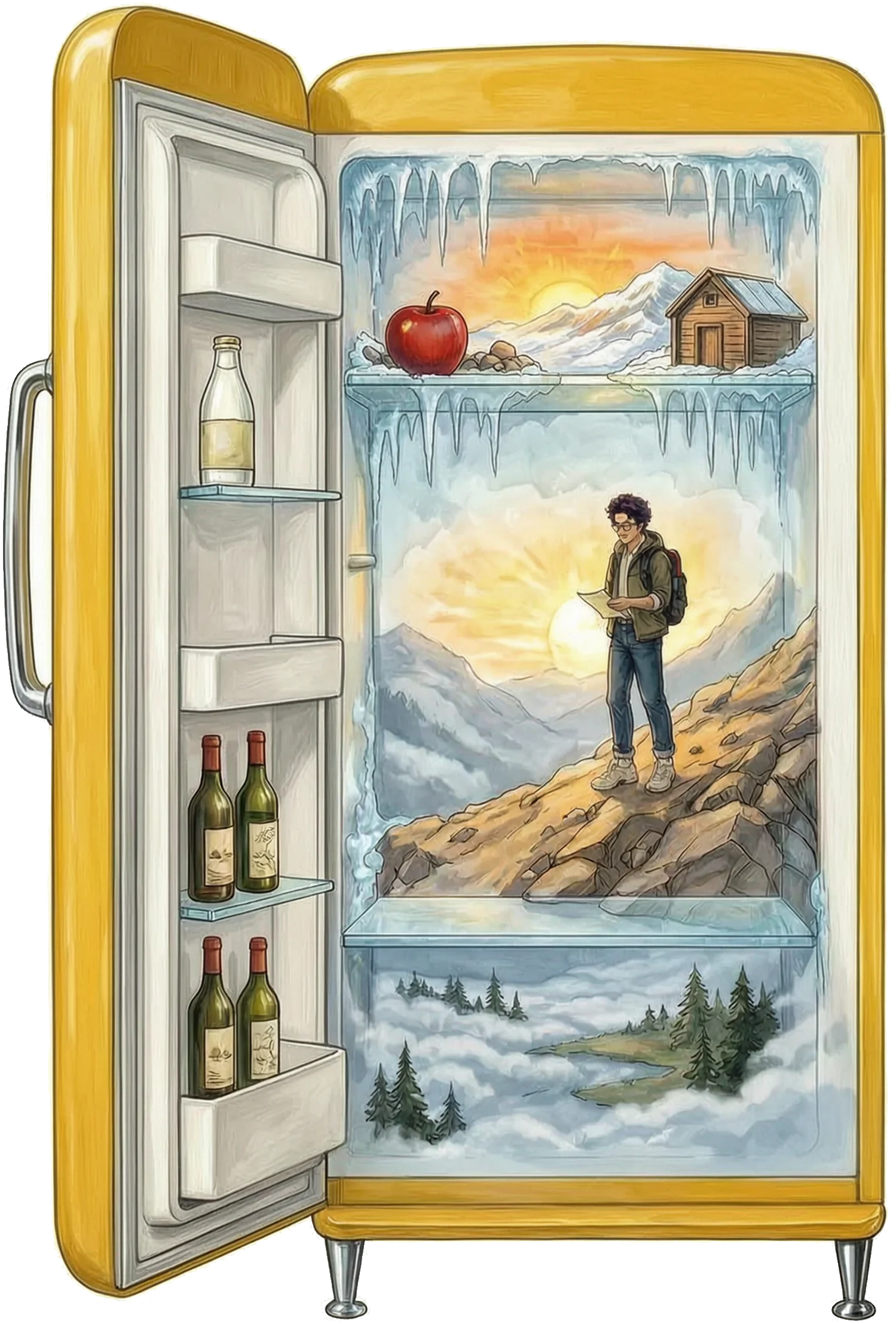 Le frigo ouvert : dedans, la mission assistant personnel
