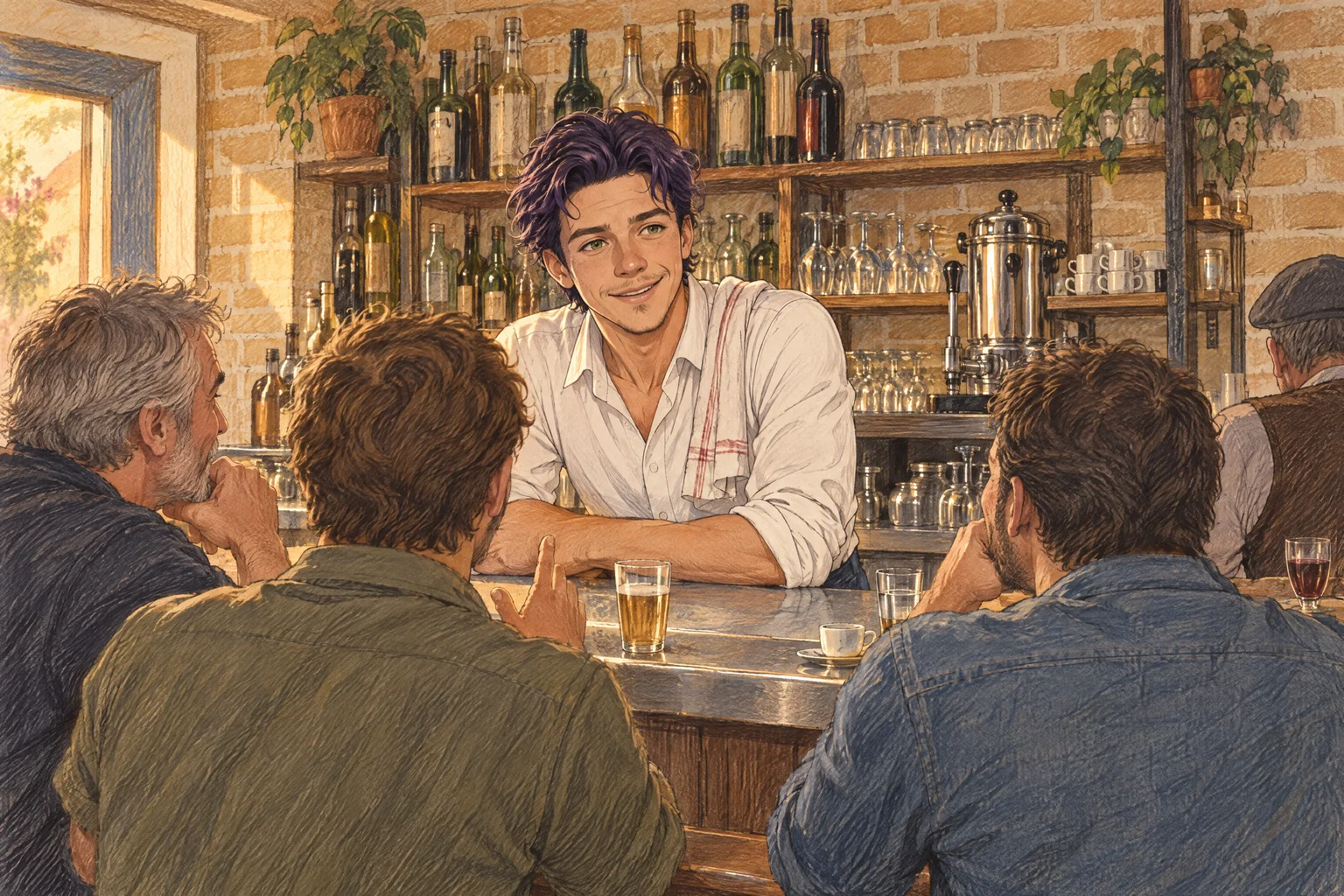 Emile, assistant commercial